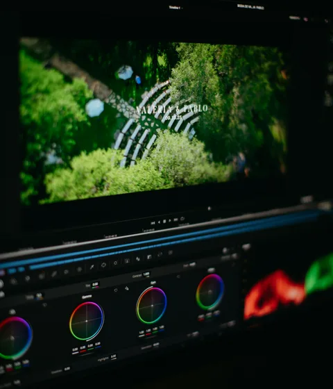 Video editing timeline in post-production