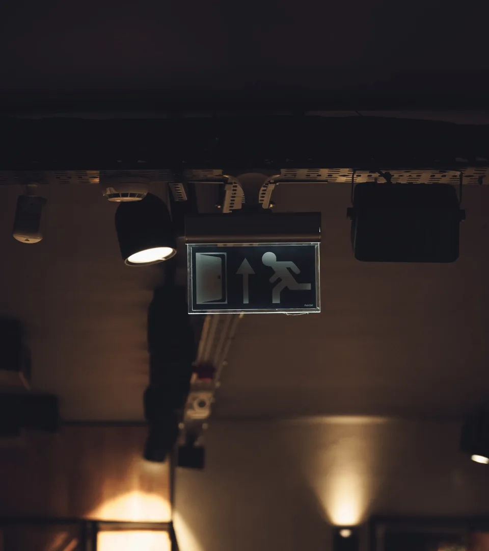 Event filming at a venue with ambient lighting